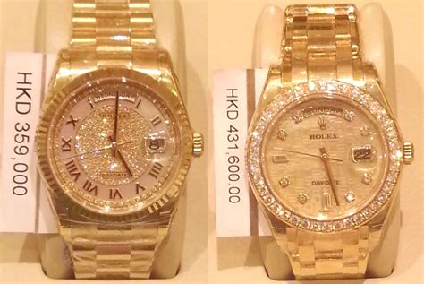 rolex watch price hk